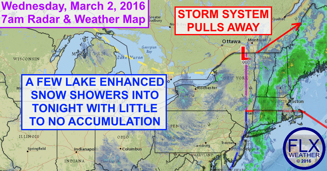 Chilly With Flurries Wednesday – Finger Lakes Weather