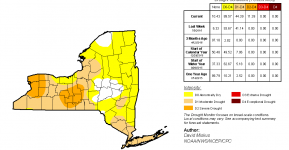July 14 2016 US Drought Monitor report for New York