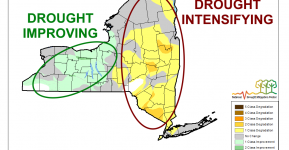 new york state drought change
