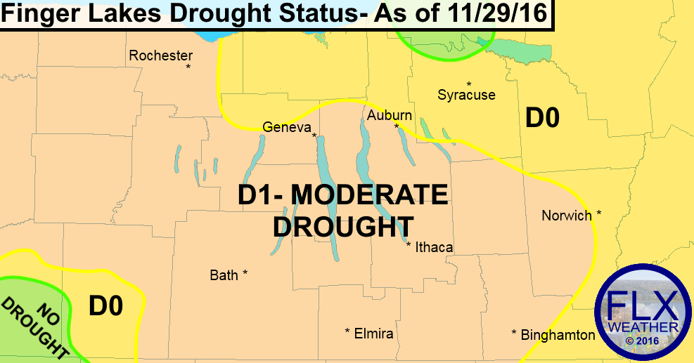finger lakes drought map 2016