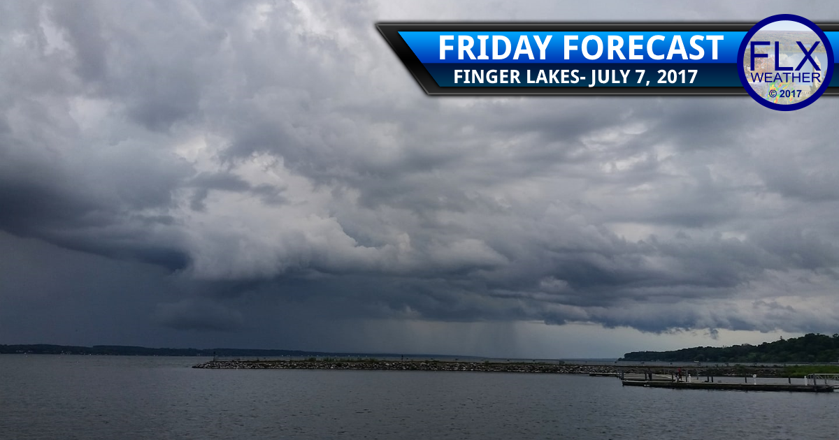 finger lakes weather forecast rain thunder seneca lake geneva