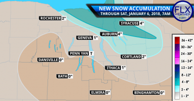 finger lakes weather snow map lake effect snow friday january 5 2018
