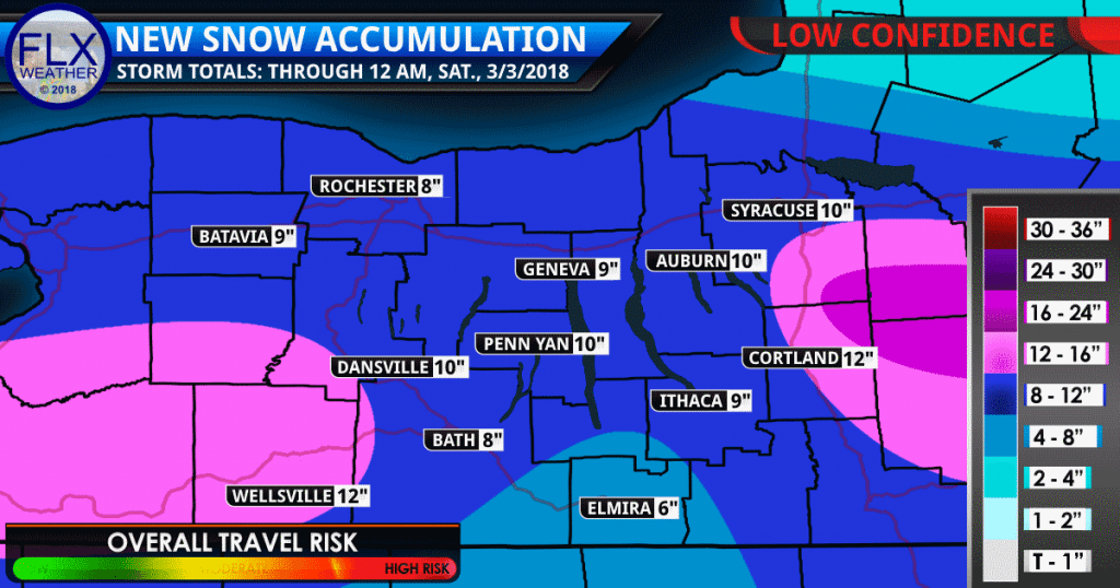 finger lakes weather forecast snow map friday march 2 2018 winter storm