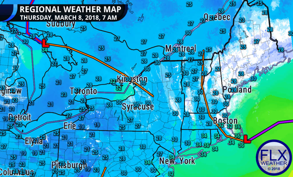 finger lakes weather regional map noreaster
