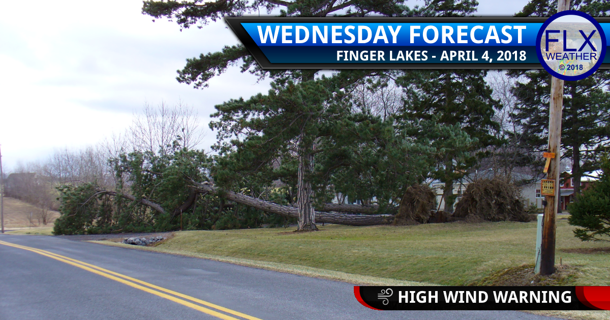 finger lakes weather forecast wednesday april 4 2018 wind storm high wind warning