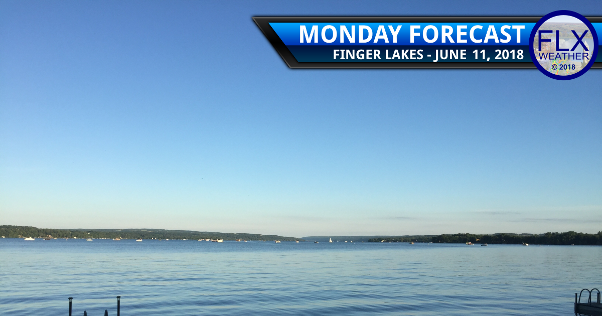 finger lakes weather forecast monday june 11 2018 sunny warm rain wednesday