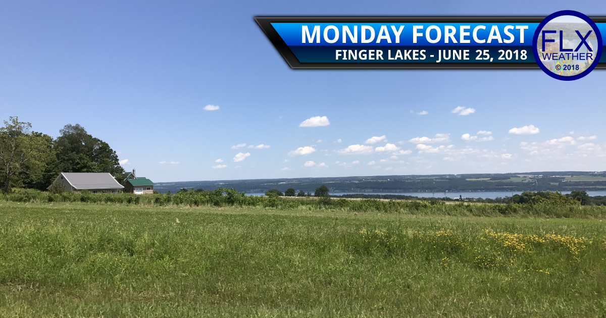 finger lakes weather forecast monday june 25 2018 comfortable temperatures