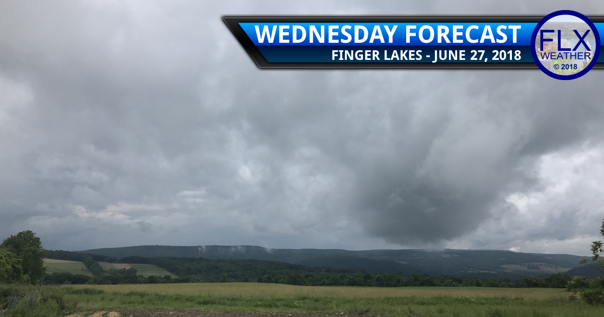 finger lakes weather forecast wednesday june 27 2018 rain thunder