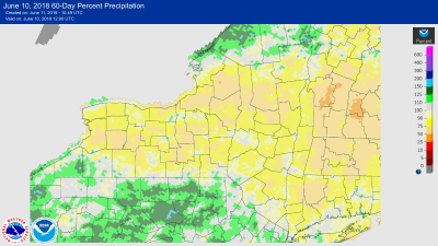 finger lakes weather below normal precipitation june 2018