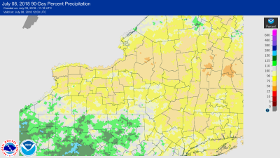 finger lakes weather predrought abnormally dry july 2018