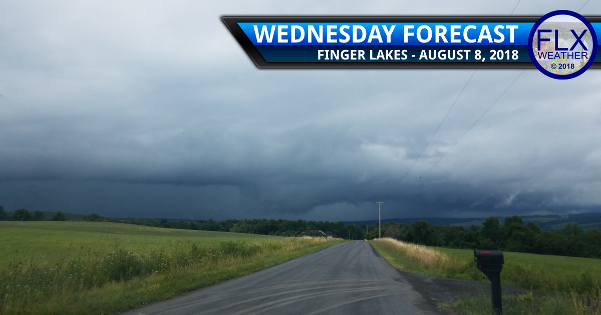finger lakes weather forecast wednesday august 8 2018 rain thunder