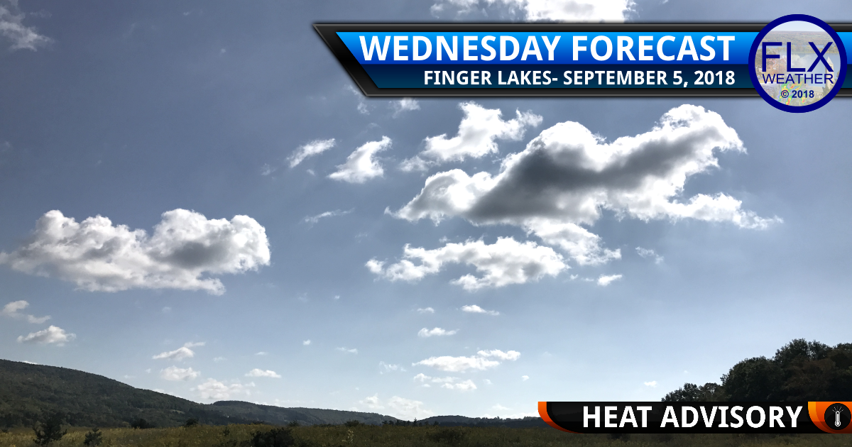 finger lakes weather forecast wednesday september 5 2018 hot humid dewpoint heat index heat advisory