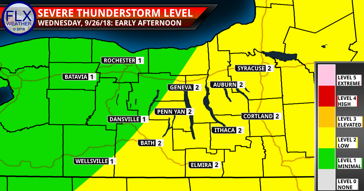 finger lakes weather forecast wednesday september 26 2018 severe thunderstorms damaging winds