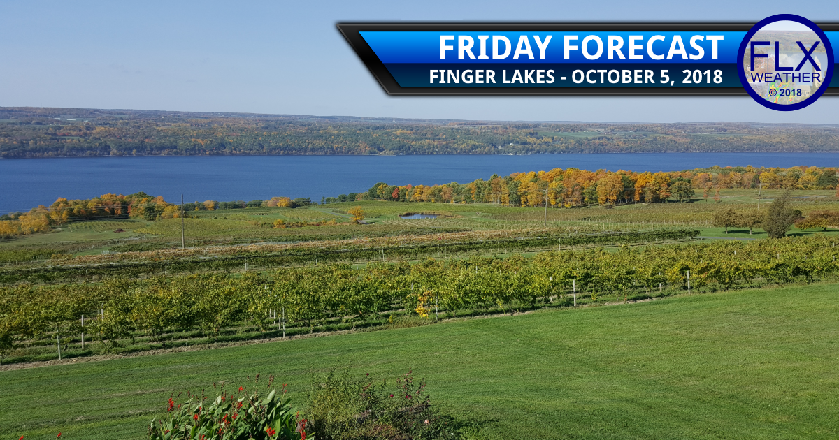 finger lakes weather forecast Friday october 5 2018 sun weekend weather front