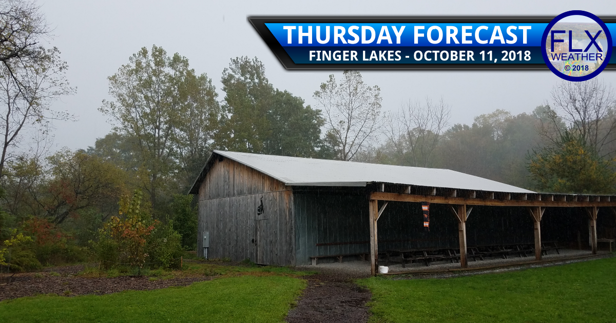 finger lakes weather forecast thursday october 11 2018 cold front hurricane michael