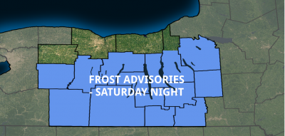 frost advisories finger lakes weather saturday october 13 2018
