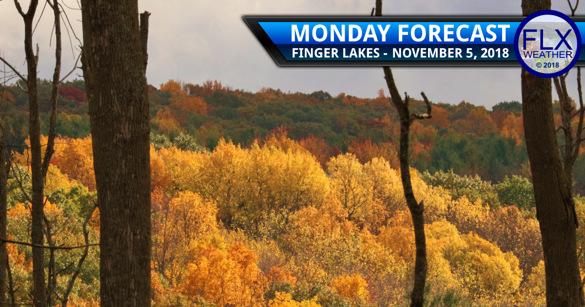 finger lakes weather forecast monday november 5 2018 rain wind clouds warm sun cooler