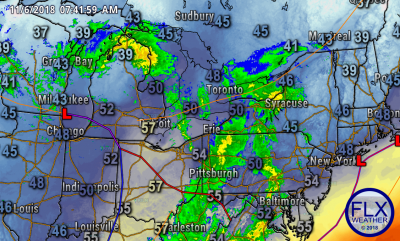 finger lakes weather surface map tuesday november 6 2018