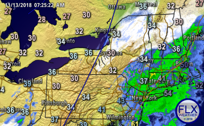 finger lakes weather surface map weather radar tuesday noreaster november 13 2018