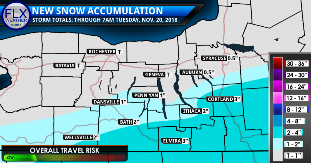 finger lakes weather forecast snow map monday november 19 2018