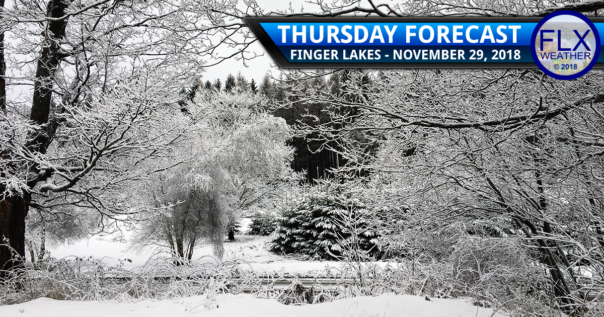 finger lakes weather forecast thursday november 29 2018 snow lake effect rain weekend warm up