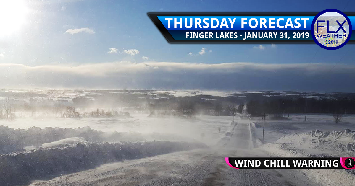 finger lakes weather forecast thursday january 31 2019 wind chill cold wind gust blowing snow