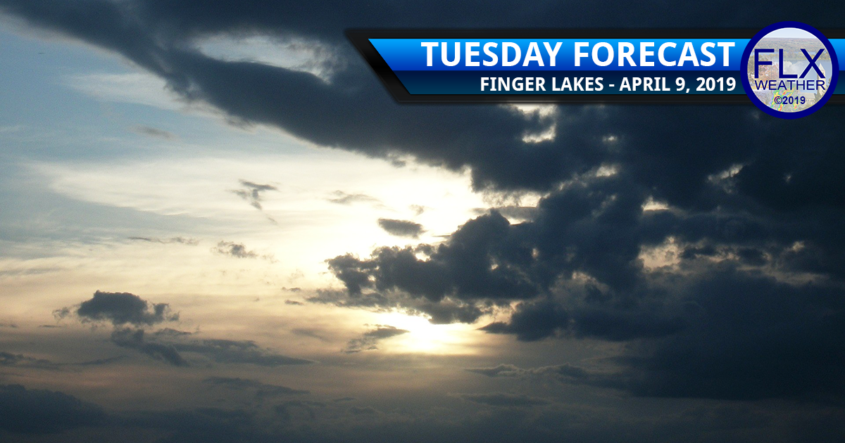 finger lakes weather forecast tuesday april 9 2019 sun clouds rain thunderstorms cold front