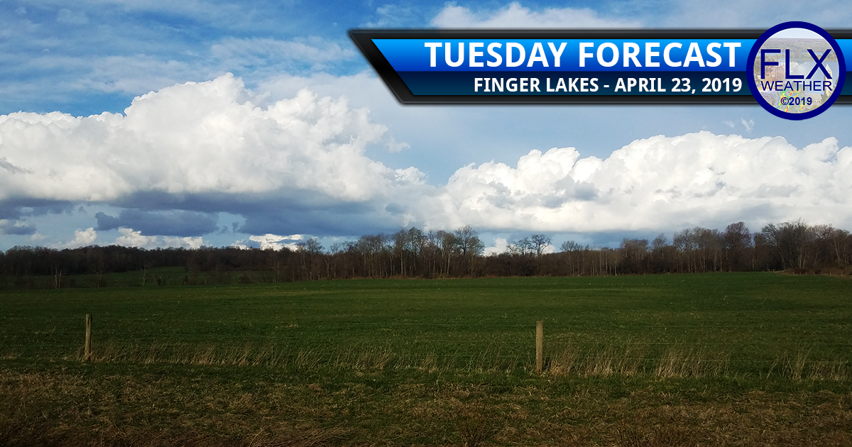 finger lakes weather forecast tuesday april 23 2019 sun clouds warm windy rain thunder cold front cooler