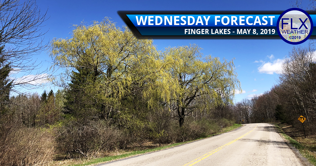 finger lakes weather forecast wednesday may 8 2019 sunny cool warmer thursday