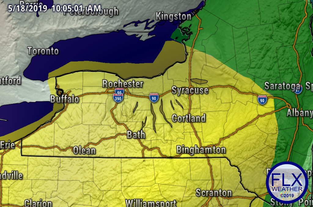 finger lakes weather forecast severe thunderstorm outlook storm prediction center sunday may 19 2019