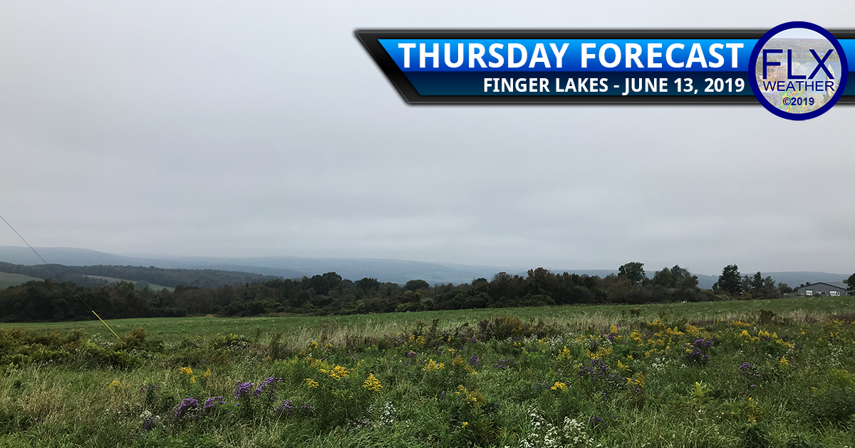 finger lakes weather forecast thursday june 13 2019 rain windy cool below normal temperatures