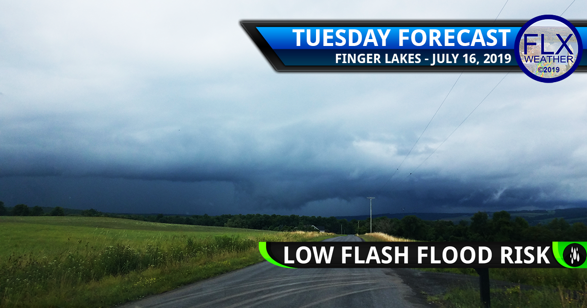 finger lakes weather forecast tuesday july 16 2019 thunderstorms heavy rain torrential downpours flash flooding