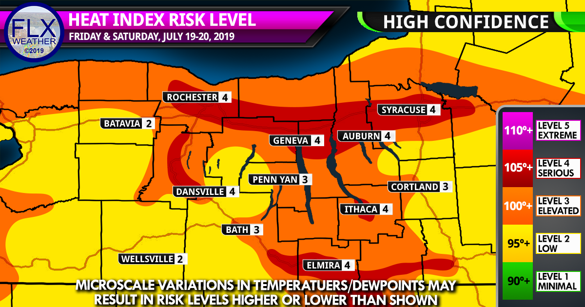 finger lakes weather forecast friday july 19 2019 heat index excessive heat warning heat safety