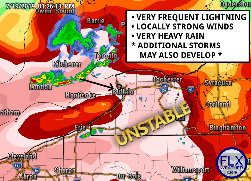 finger lakes weather update friday july 19 2019 severe thunderstorms damaging winds frequent lightning