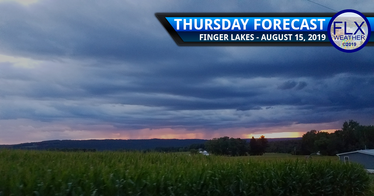 finger lakes weather forecast thursday august 15 2019 rain thunderstorms temperatures