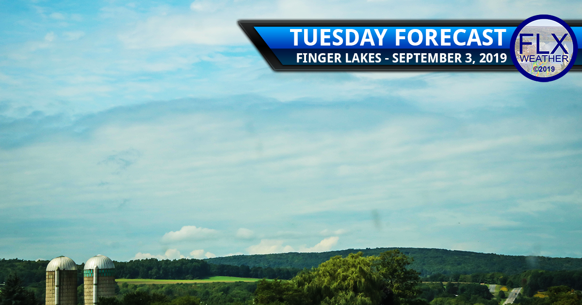 finger lakes weather forecast tuesday september 3 2019 clouds sun showers cool temperatures