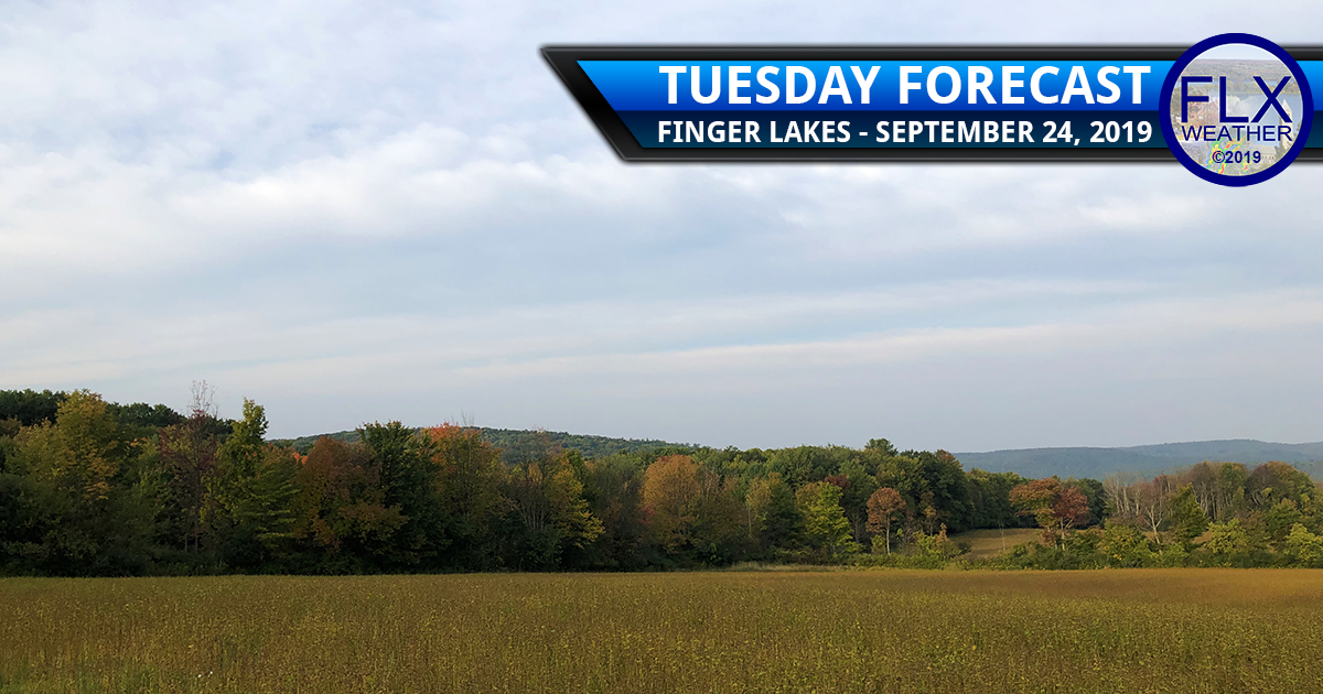 finger lakes weather forecast rain clouds cool windy sunny warm wednesday