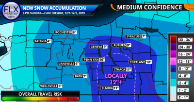 finger lakes weather snow map monday december 2 2019