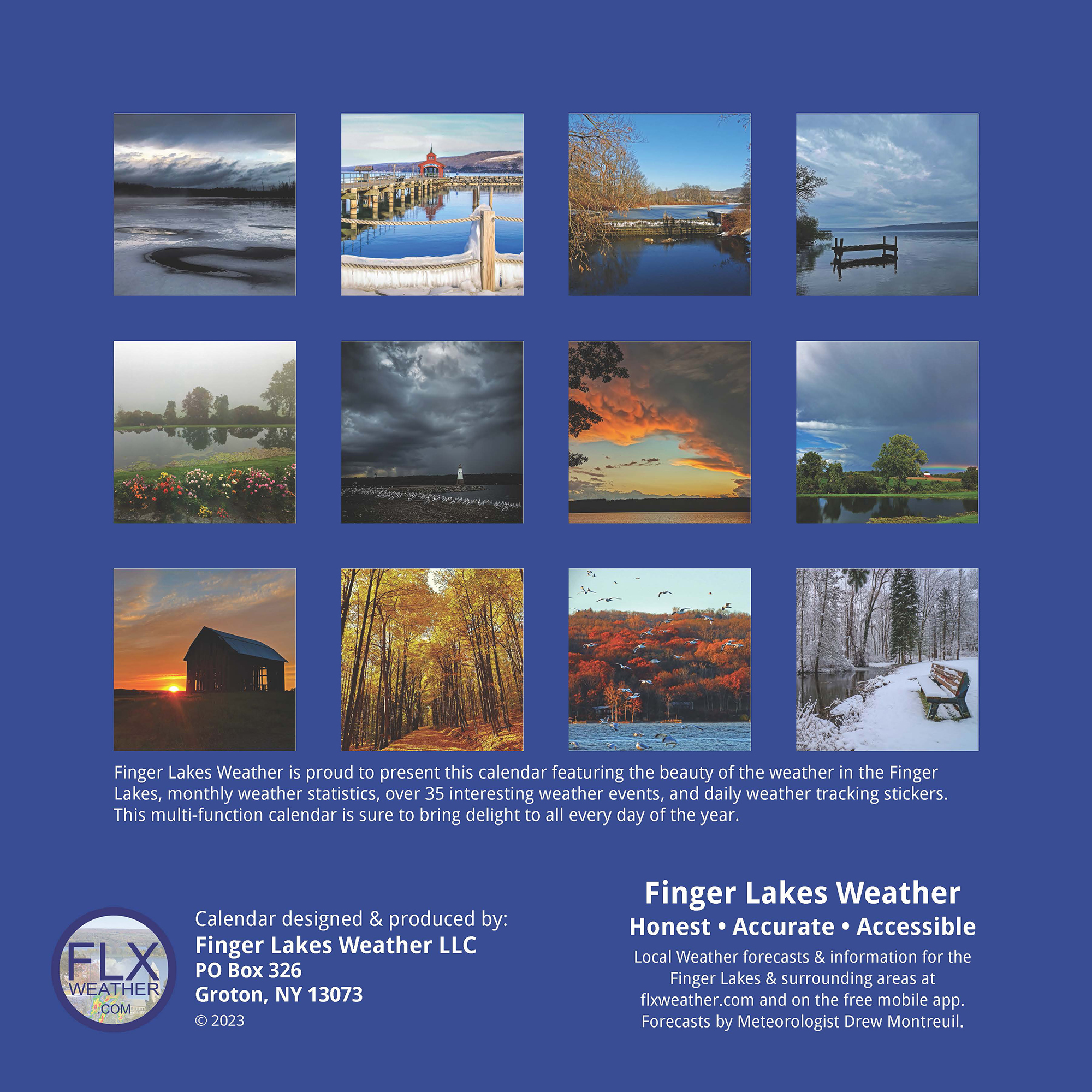 2023 Finger Lakes Weather Calendar Finger Lakes Weather