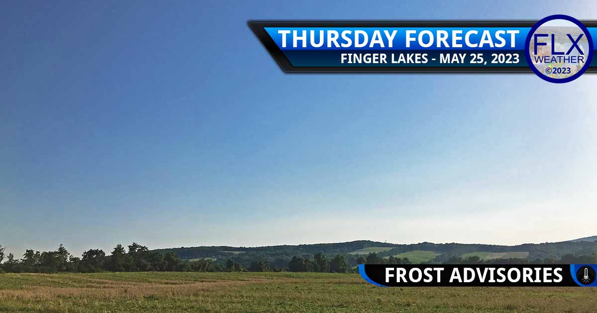 Another long stretch of dry weather begins today Finger Lakes Weather
